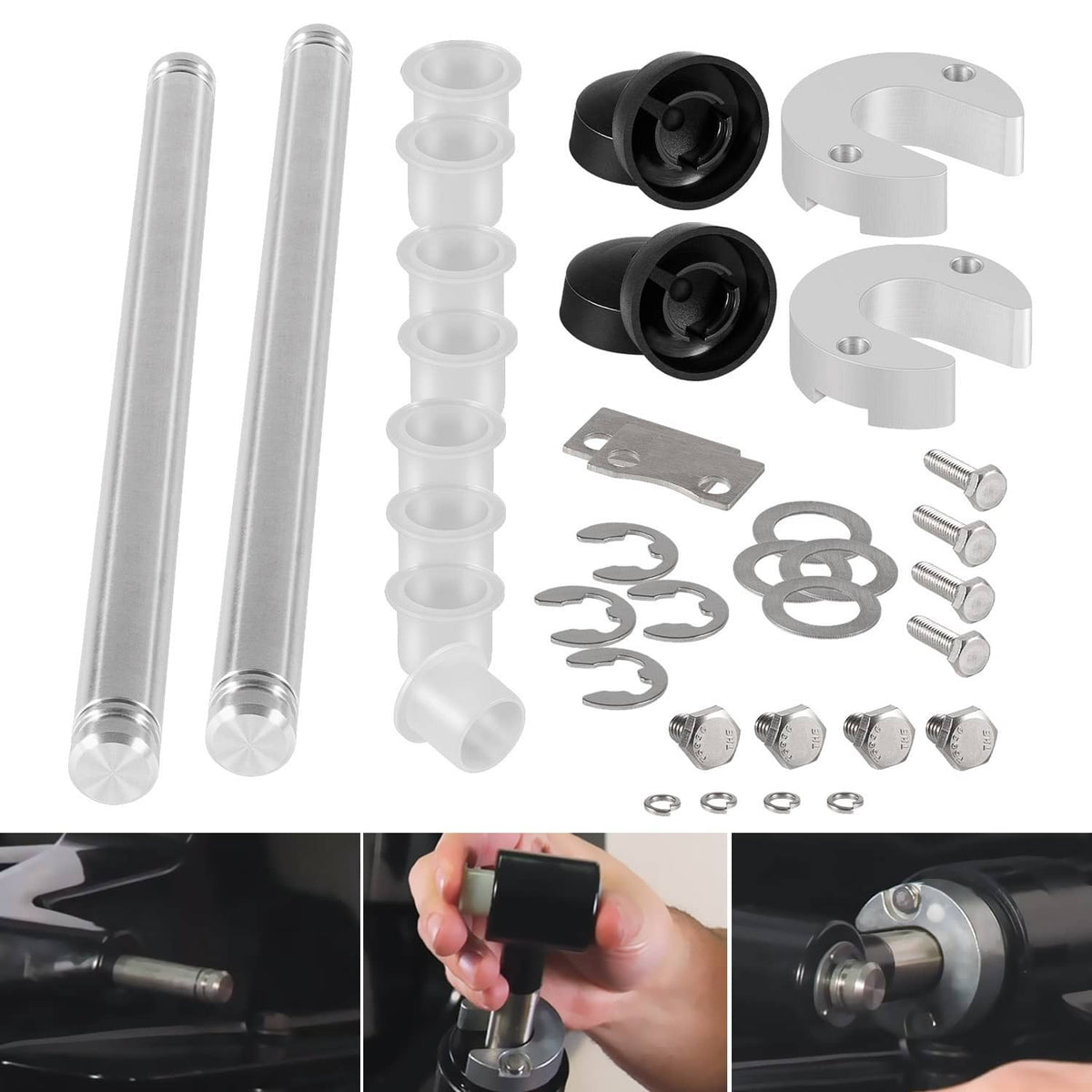 Solidspare 9B-116 Trim Cylinder Pin Cap Bushing Hardware Kit For MerCruiser Alpha 1 Gen 2