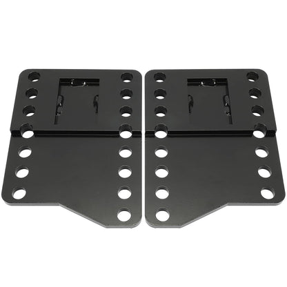 Solidspare Universal Black Steel Snowplow part Mount Drop Brackets Lift Extension Kit