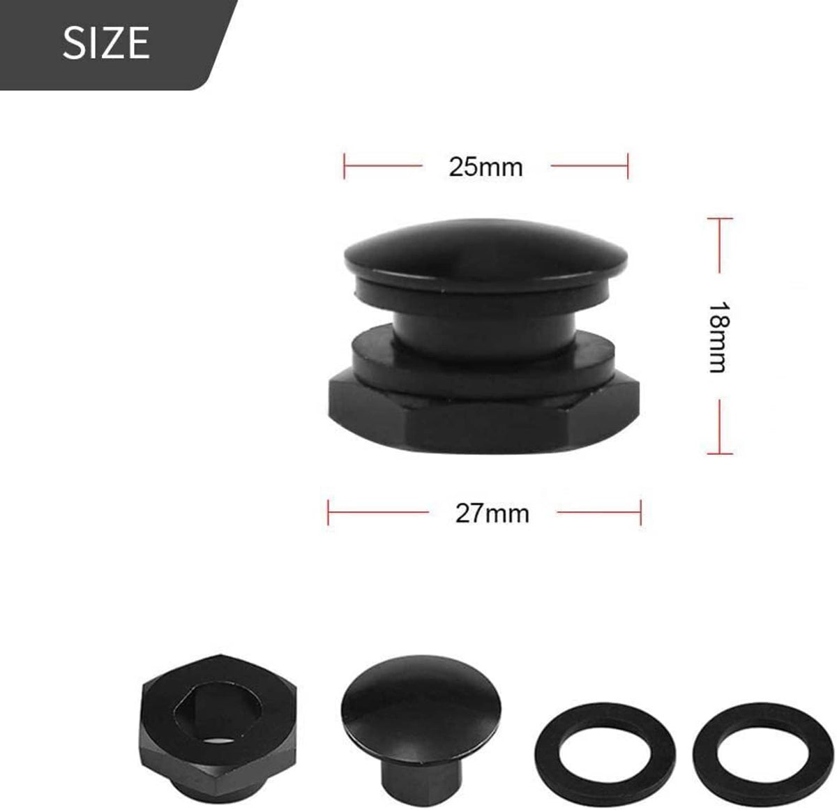 Solidspare Rear Glass Strut Hardware Kit For 1992-1995 Honda Civic 3Dr Hatchback EG6 CRV