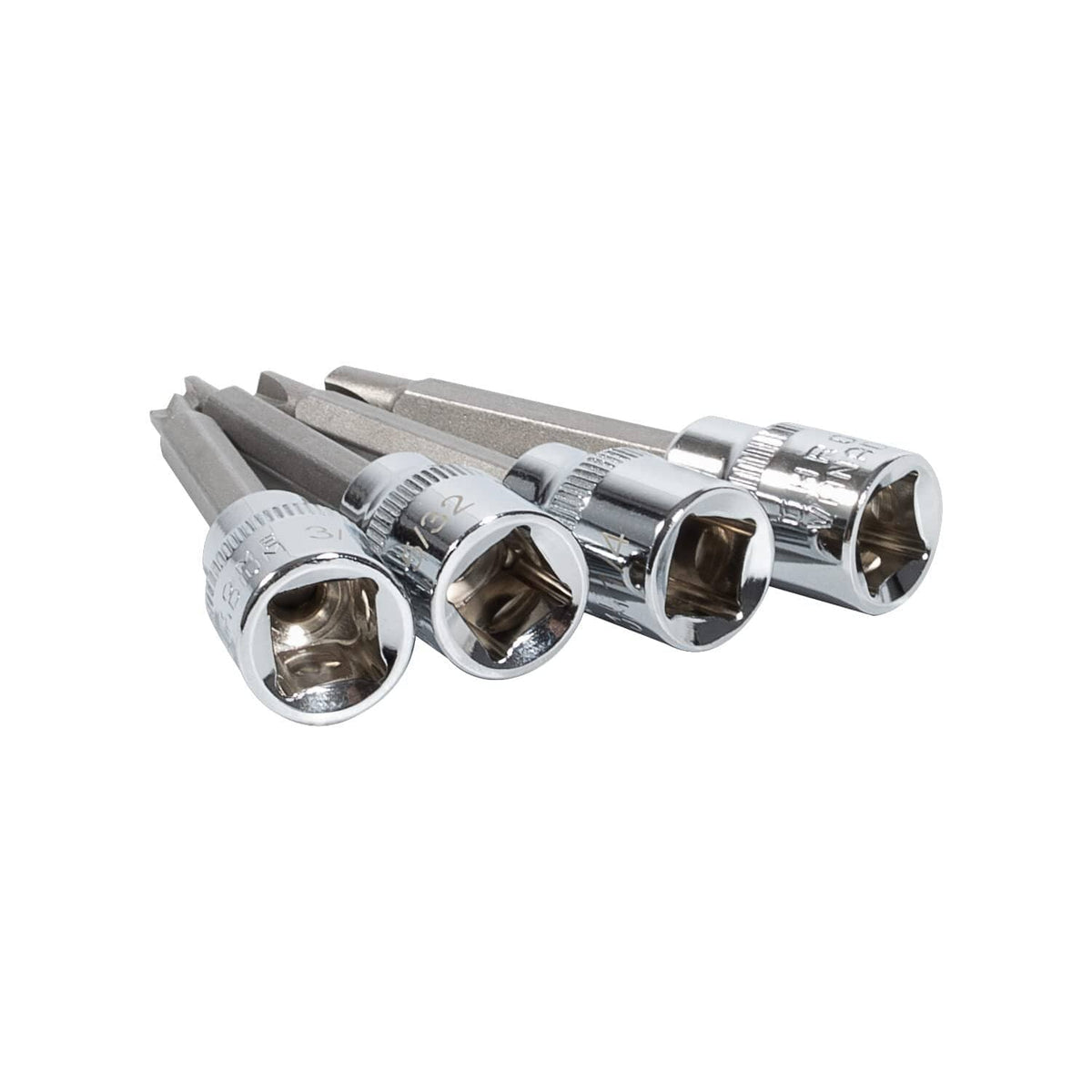 Solid Spare 8755 Clutch Head Bit Socket Set Used with 3/8" Square Drive for GM Chevy Cars