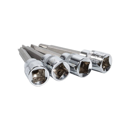 Solid Spare 8755 Clutch Head Bit Socket Set Used with 3/8" Square Drive for GM Chevy Cars