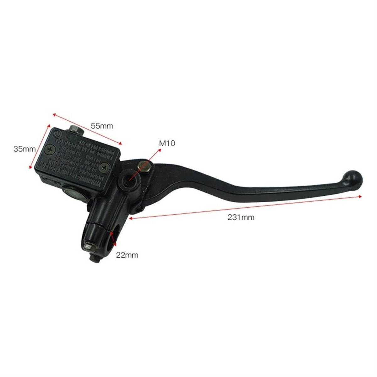 Solidspare 7/8" Front Brake Master Cylinder Lever For YAMAHA Banshee 350 Bear Tracker 250