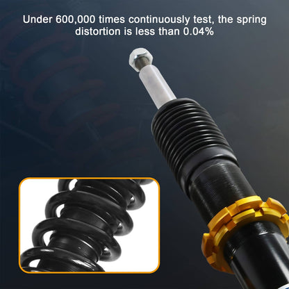 Solidspare Coilover Struts Set For 2006-2014 VW MK5 MK6 GOLF/JETTA Suspension Spring Kit