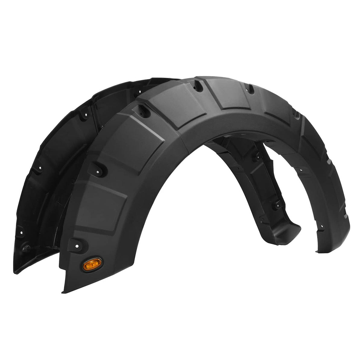 Solid Spare Pocket Rivet Fender Flares Kit Textured For 2018-2020 Ford F150 F-150 Plastic