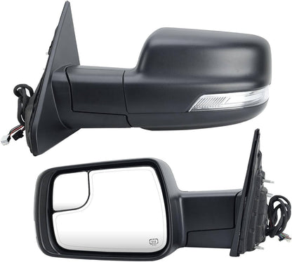Solidspare Left Driver Side Mirror Heated Power Folding For 2019-2024 Ram 1500 68462769AB
