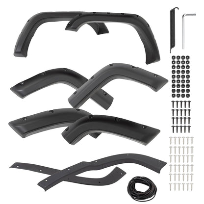 Solidspare Front & Rear Fender Flares For Jeep Cherokee XJ(4DR) Sport Utility 1984-2001