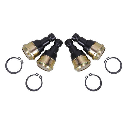Solidspare 4 Pack Style Upper Lower Front Ball Joints for Polaris RZR 570 800 All Models