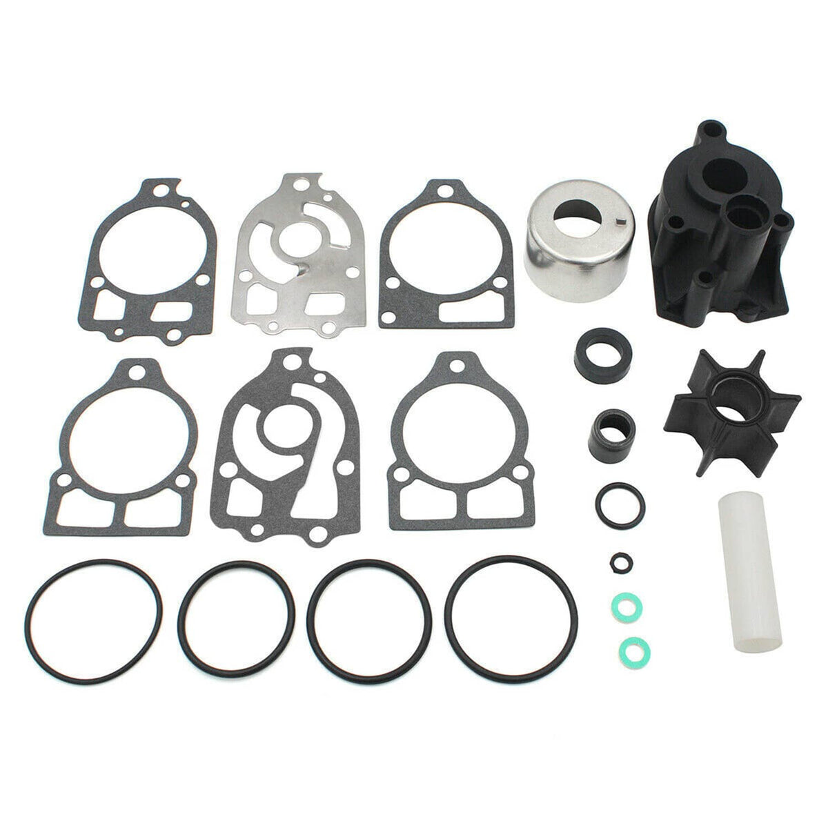 Solid Spare Water Pump Impeller Kit 46-69222A3 For Mercury 135 140 150 HP 6 Cyl Outboard