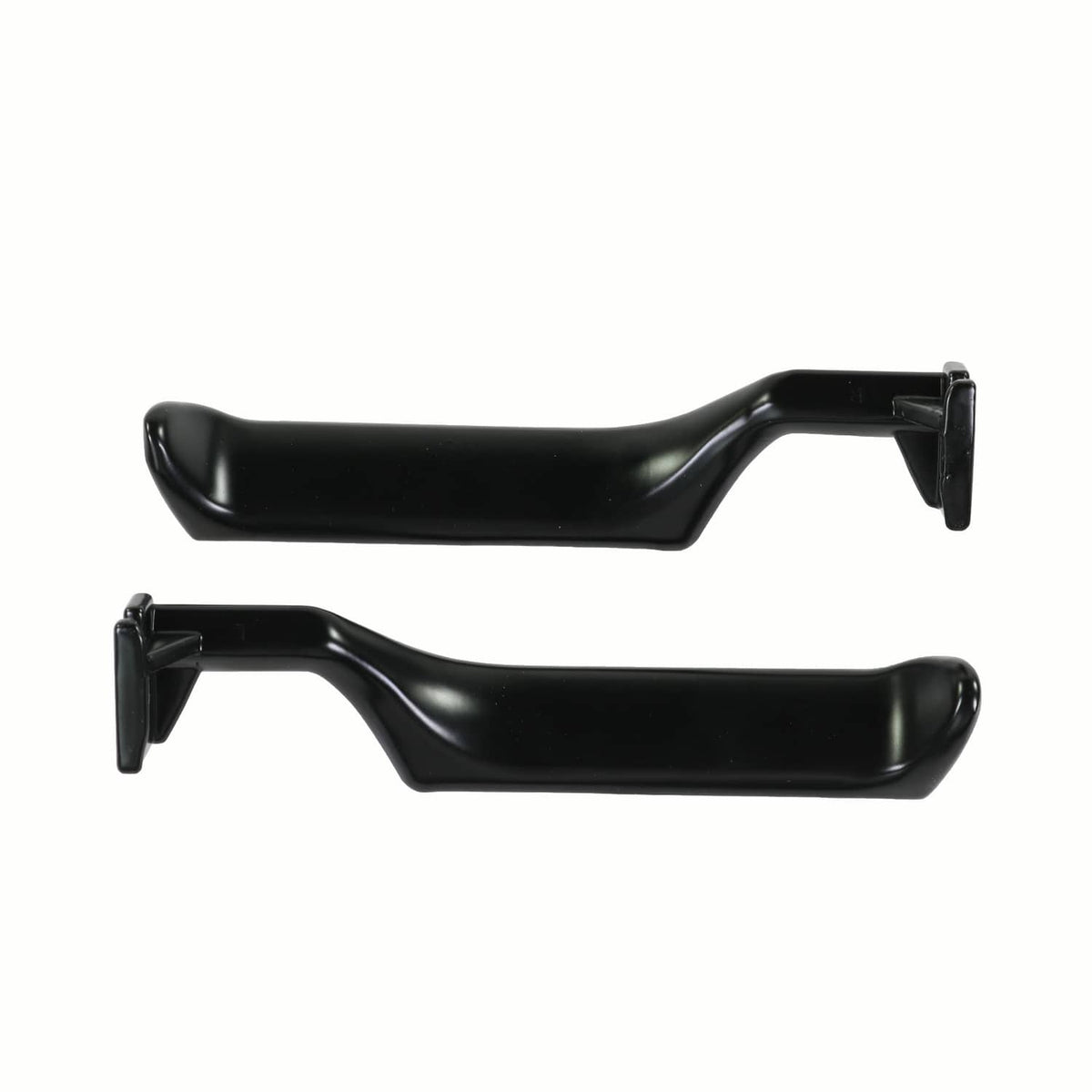 Solidspare Set(2) Metal Inside Door Handles LH&RH For 87-96 Ford F150 F250 F350 Truck Black
