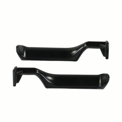 Solidspare Set(2) Metal Inside Door Handles LH&RH For 87-96 Ford F150 F250 F350 Truck Black