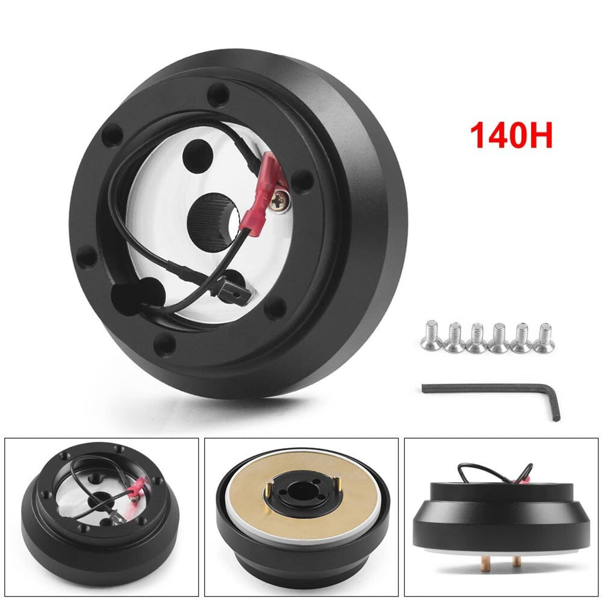 Solid Spare Steering Wheel Short Hub Adapter Kit For Nissan 240SX 240SX 300ZX Skyline Altima