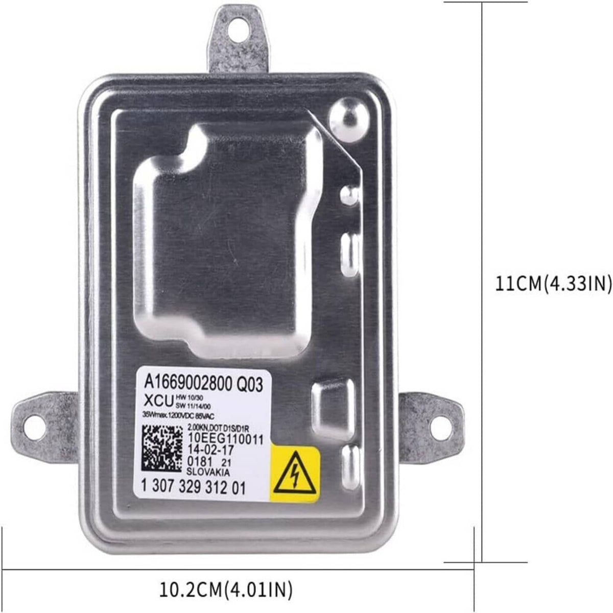 Solidspare Xenon HID Headlight Unit Ballast A1669002800 Q03 For Benz GL350 ML350 SL65 AMG