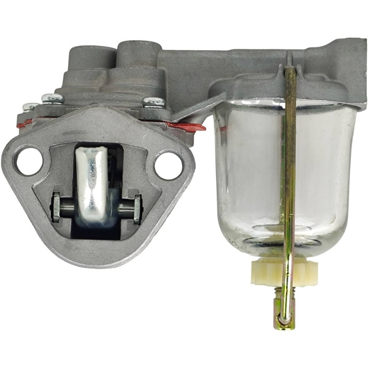 Solid Spare Fuel Lift Pump w/Bowl 2641406 890960M91 Fit for Allis Chalmers Tractor 160