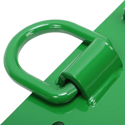 Solidspare 2" Receiver D Rings Grab Hooks  For John Deere 1025R 4100 4110 several models