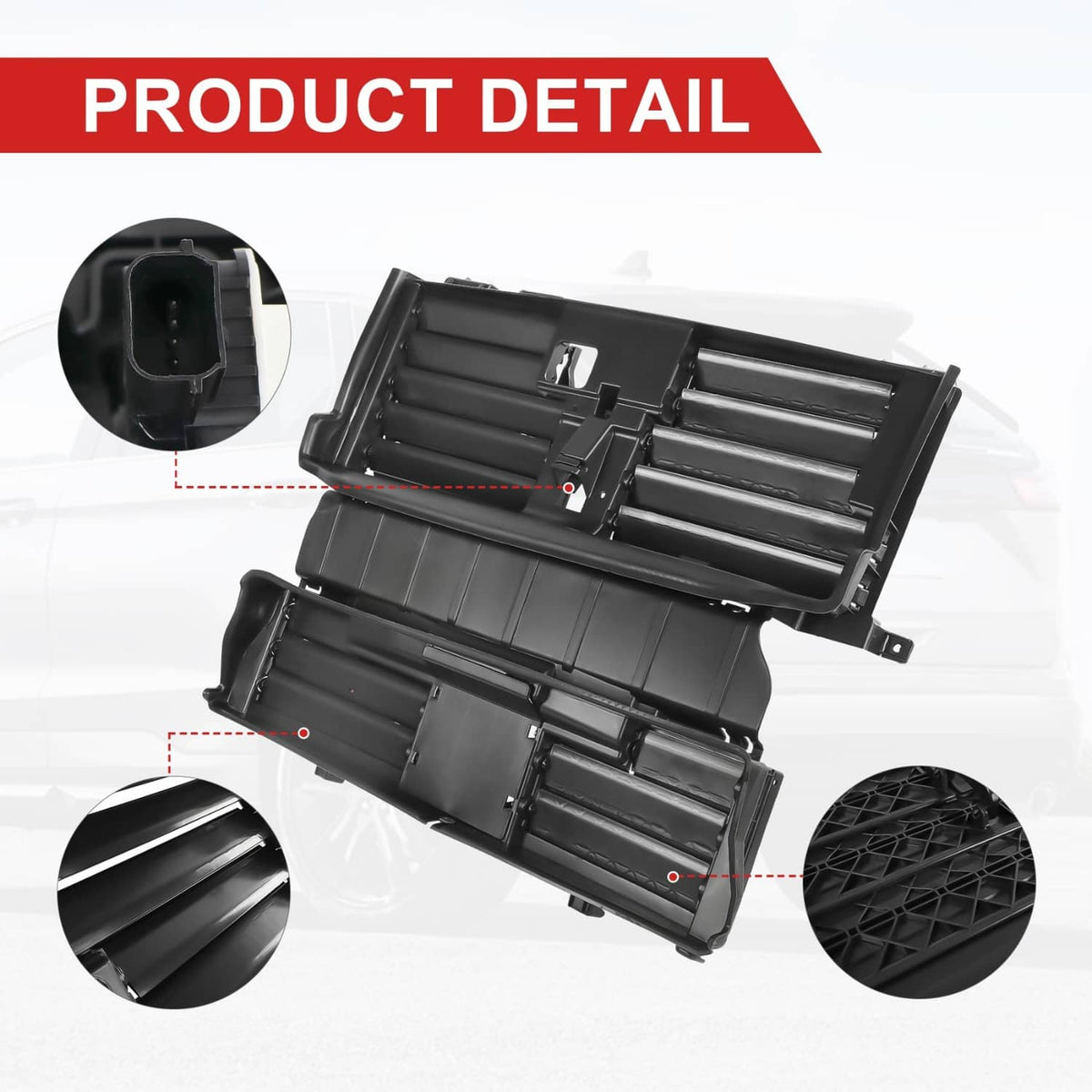 Solidspare Active Grille Shutter with Motor Assembly for Ford Edge 2019-2024 KT4Z8475G