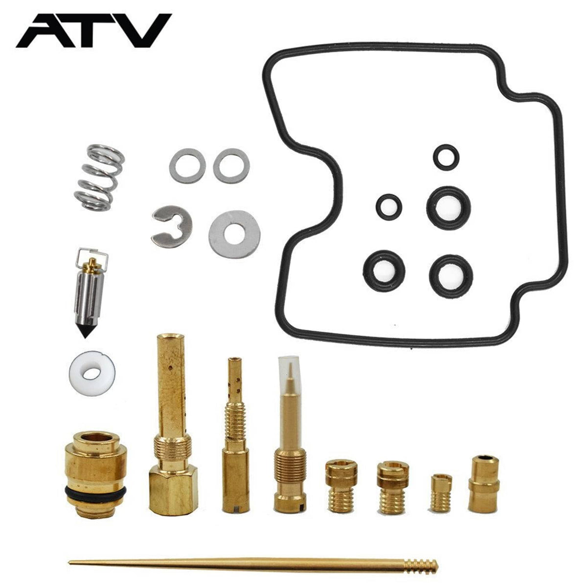 Solidspare CARB REBUILD GASKET & JET For YAMAHA KODIAK YFM 450 YFM450 2003-2006