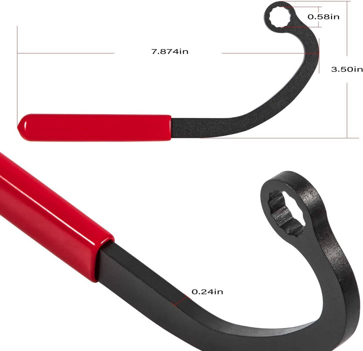 Solid Spare Injection Pump & Idle Lock Nut Wrench Tool 13mm for Dodge Cummins Engines