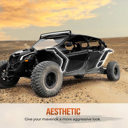 Solidspare Extended Fender Flares for 2017-2025 Can-Am Maverick X3 & X3 Max RS Turbo R RR