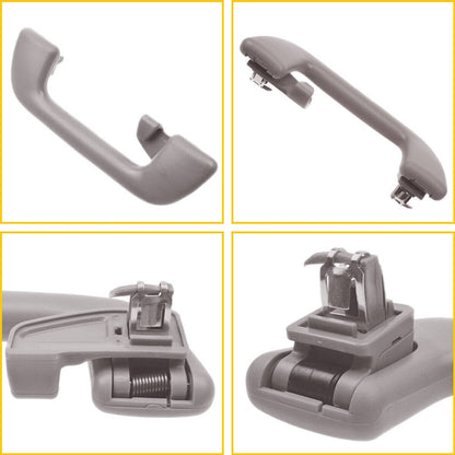 Solidspare 4pc Front+Rear Inner Roof Ceiling Pull Handle Grab For Toyota Corolla Yaris Rav4