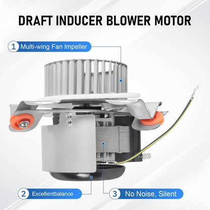 Solidspare Draft Inducer Blower Motor For J238-112-11202 JAKEL HC21ZE122A 326634-401