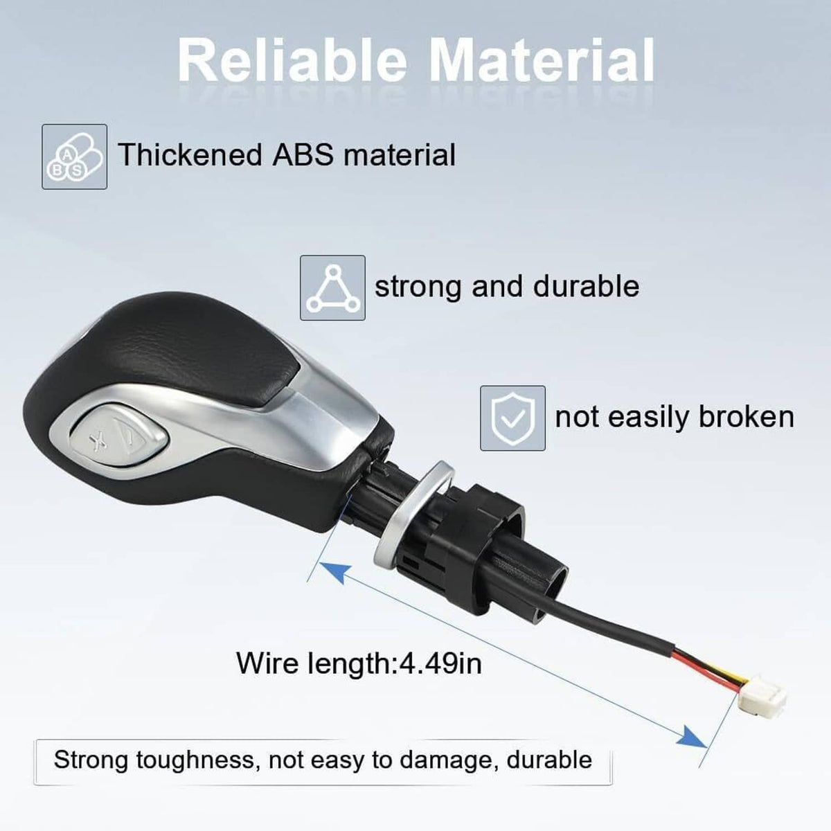 Solidspare New Gear Shift Knob Shifter Lever Automatic Transmission For Ford Escape Fusion