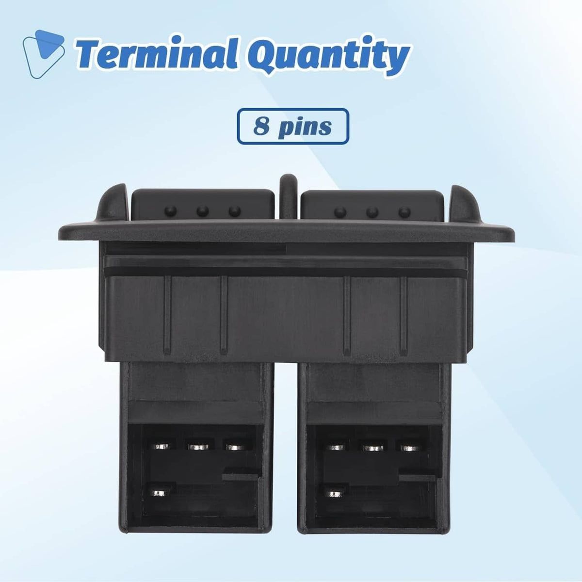 Solid Spare For VW New Beetle 1998-2010 Power Window Master Switch Driver Passenger Pair Set