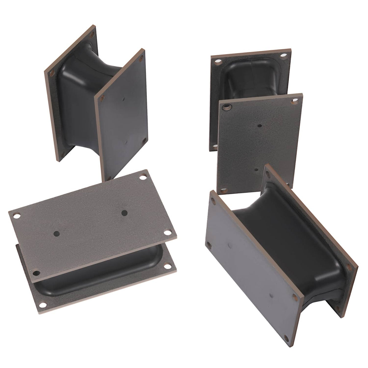 Solidspare 4PC Rubber Isolator Shock Mount For Stanley Bobcat Hydraulic Vibratory Compactor