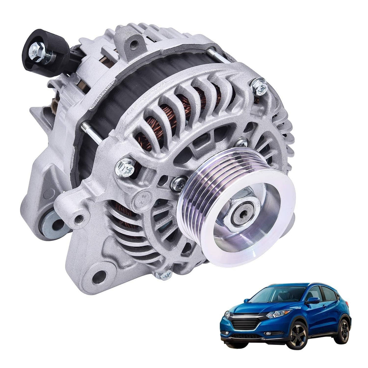 Solidspare 12V 95A CW Alternator For 2012-2015 Honda Civic 1.8L 2013-2015 Acura ILX 2.0L