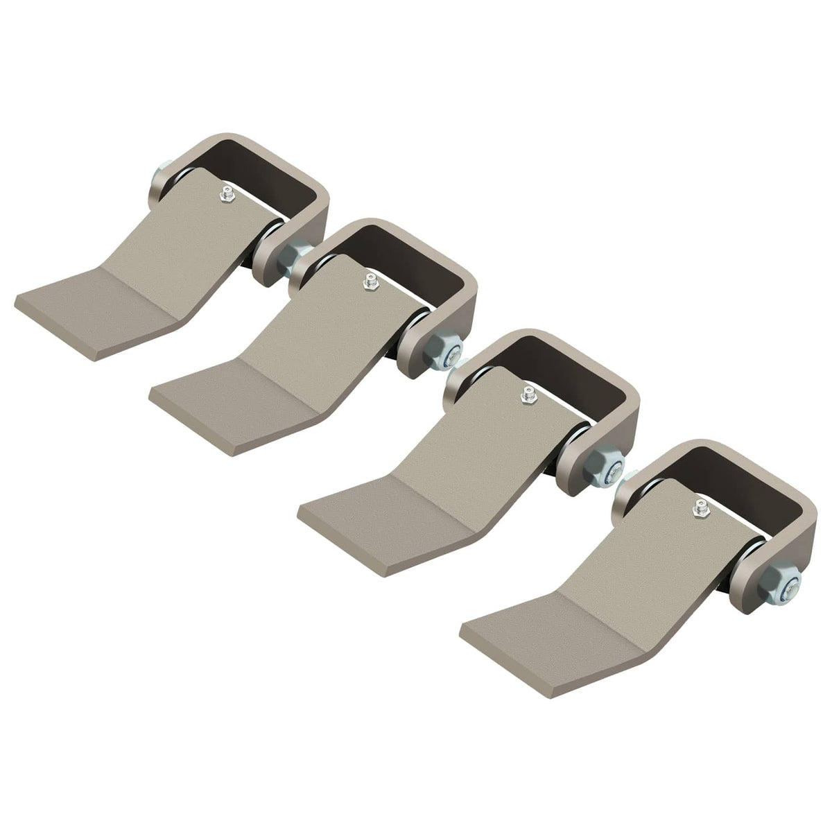 Solid Spare 4 Strap Style Long Leaf Steel Weld On Dump Trailer Door Hinge Greaseable Cargo