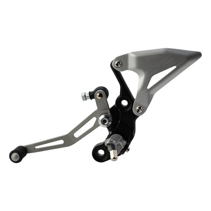 Solidspare Driver Foot Pegs Bracket Fit For Kawasaki Ninja 400 18-24 Z400 19-24 Z500 24-25