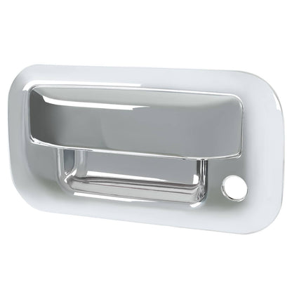 Solid Spare For Ford F-150 F150 4 Door 2004-14 Chrome Outside Tailgate Handle Cover Overlay
