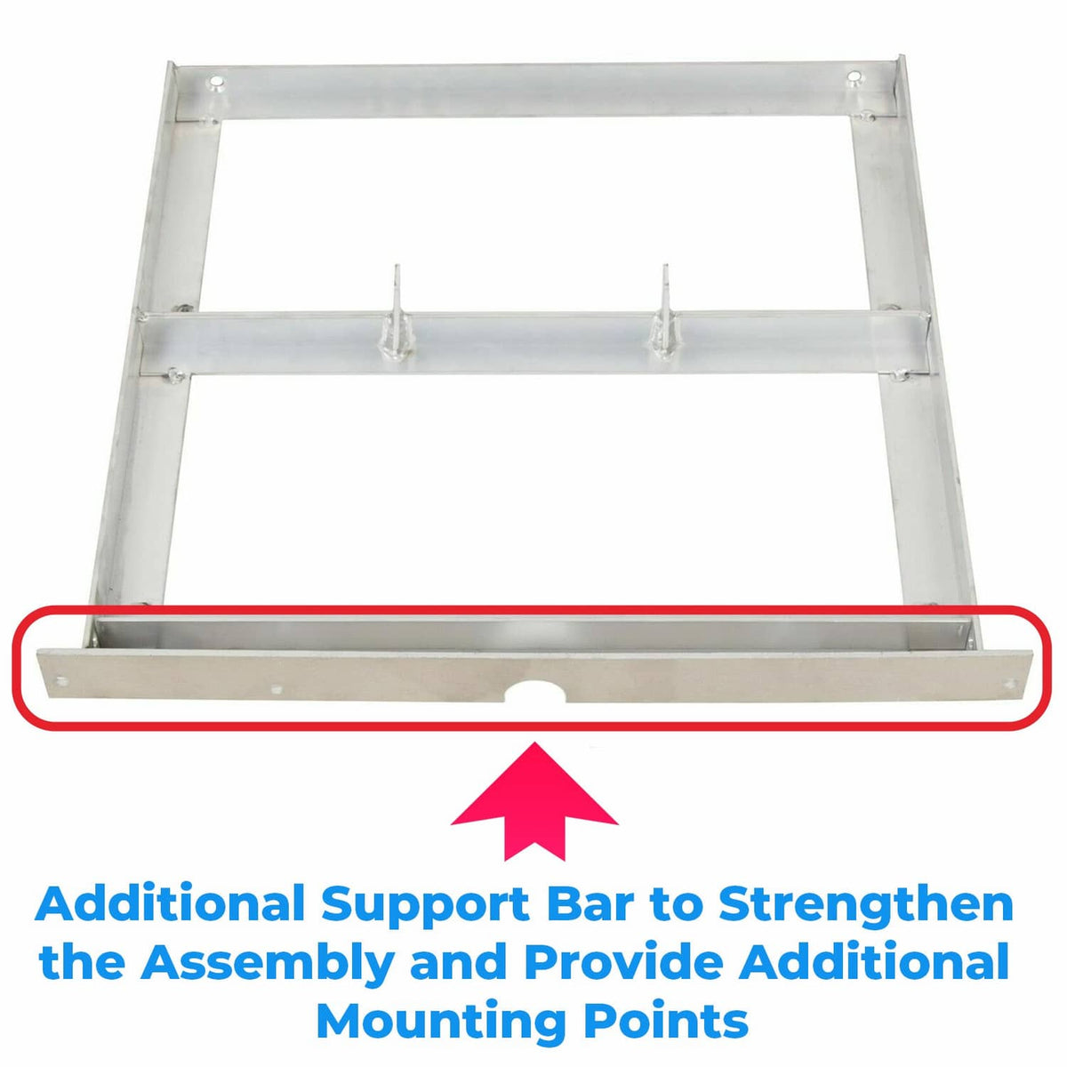 Solidspare GOLF CART 36V BATTERY TRAY ALUMINUM FOR EZGO TXT / MEDALIST 1994-2013