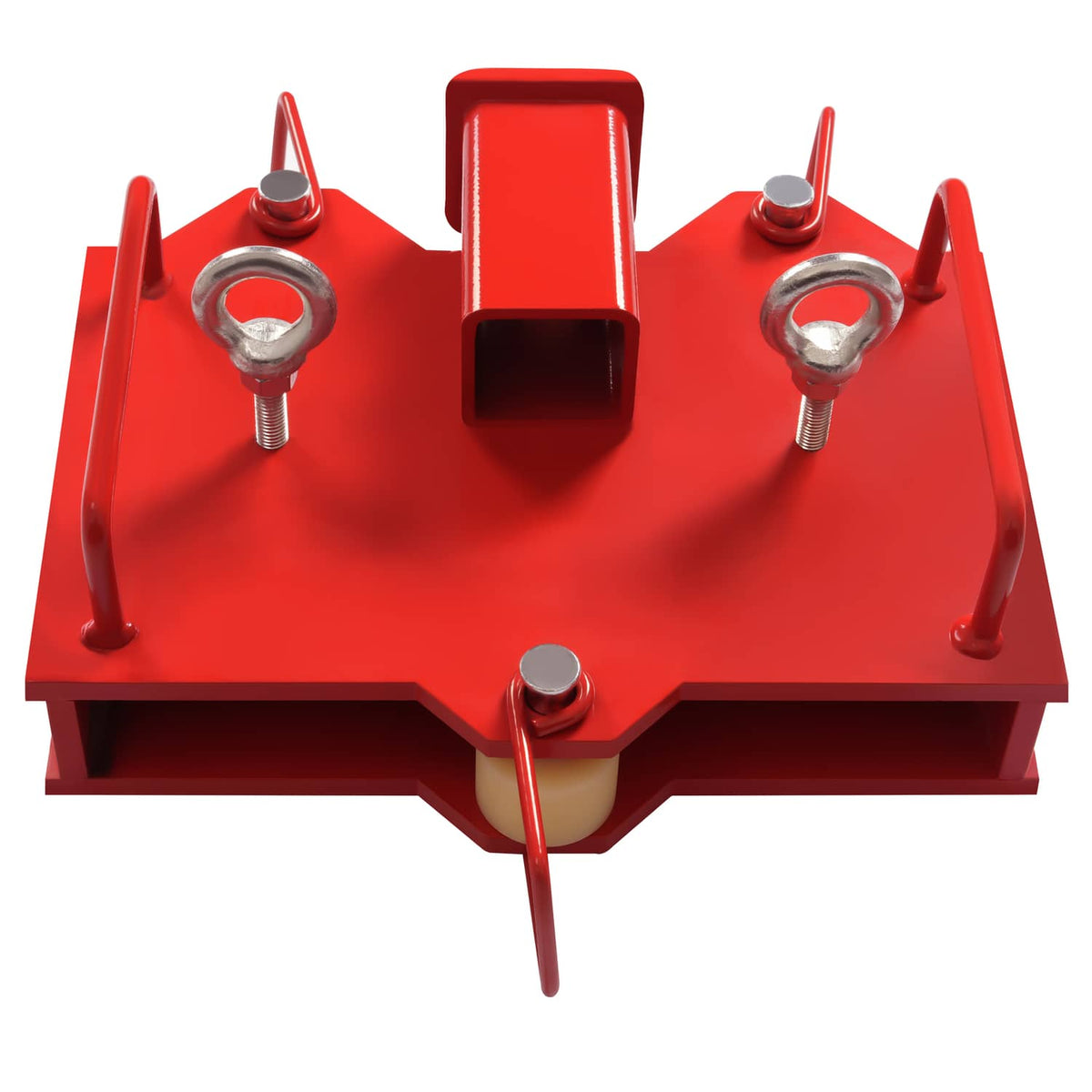 Solidspare Forklift Trailer Hitch Receiver 2'' Tow Hitch Attachments for Dual Pallet Fork