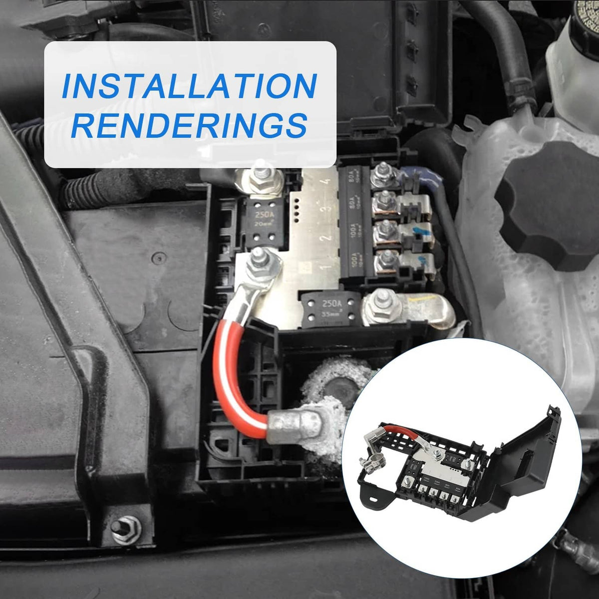Solidspare Fuse Block Terminal 96889385 96999745 13289599 Fit for Chevrolet Cruze 2011-2016