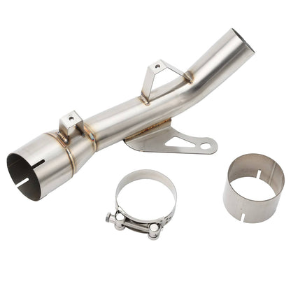 Solidspare Exhaust System Mid Link Pipe Fit For Kawasaki Z900 2017-2025 Motorcycle Slip-On