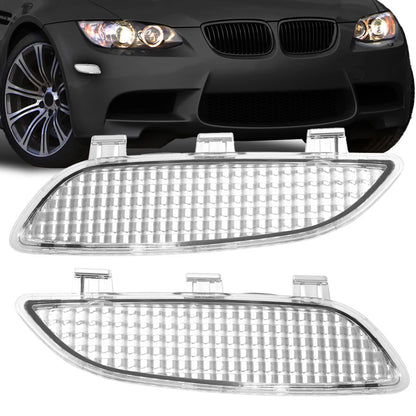Solid Spare 2PCS Front Bumper Side Marker Lights Reflector For BMW M3 E90 E92 E93 2008-2013