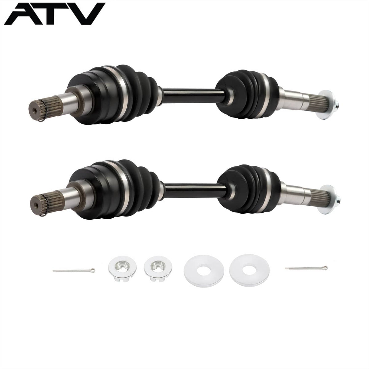 Solidspare For Yamaha BIG BEAR 350 YFM 1989-1997 Front Right and Left CV Axles Drive Shaft