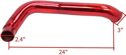 Solidspare Red Turbo Intercooler Pipe Boot Kit CAC Tubes for 2003-07 Ford 6.0L Powerstroke