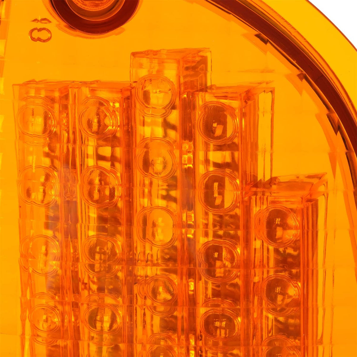 Solid Spare Pair Amber LED Turn Signal Lights For KW Kenworth K300 T300 T330 T600 1986-2008