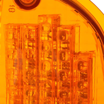 Solid Spare Pair Amber LED Turn Signal Lights For KW Kenworth K300 T300 T330 T600 1986-2008