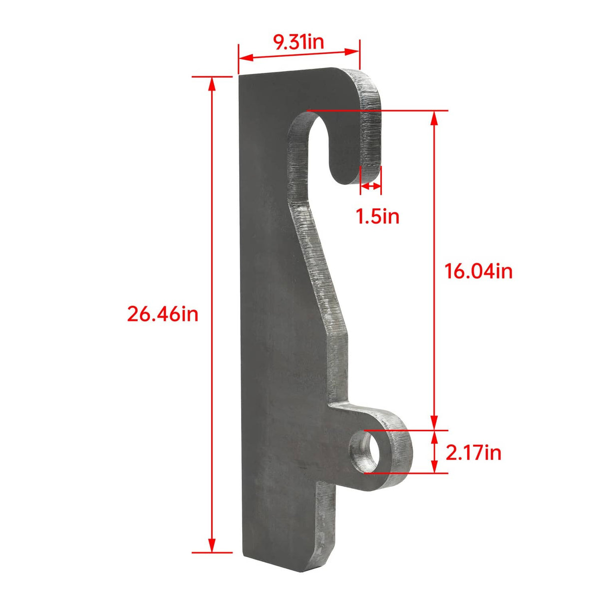 Solidspare 2PCS Quick Attach With Wear Ears Loader brackets Coupler For JRB 416 Blank Steel