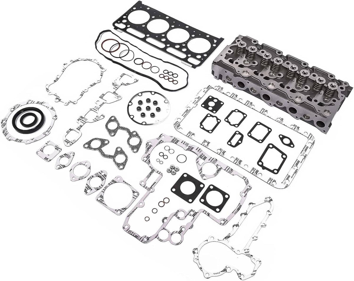 Solidspare Complete Cylinder Head Kit for Kubota V2203 V2203T V2203E V2203B Tractor L4200