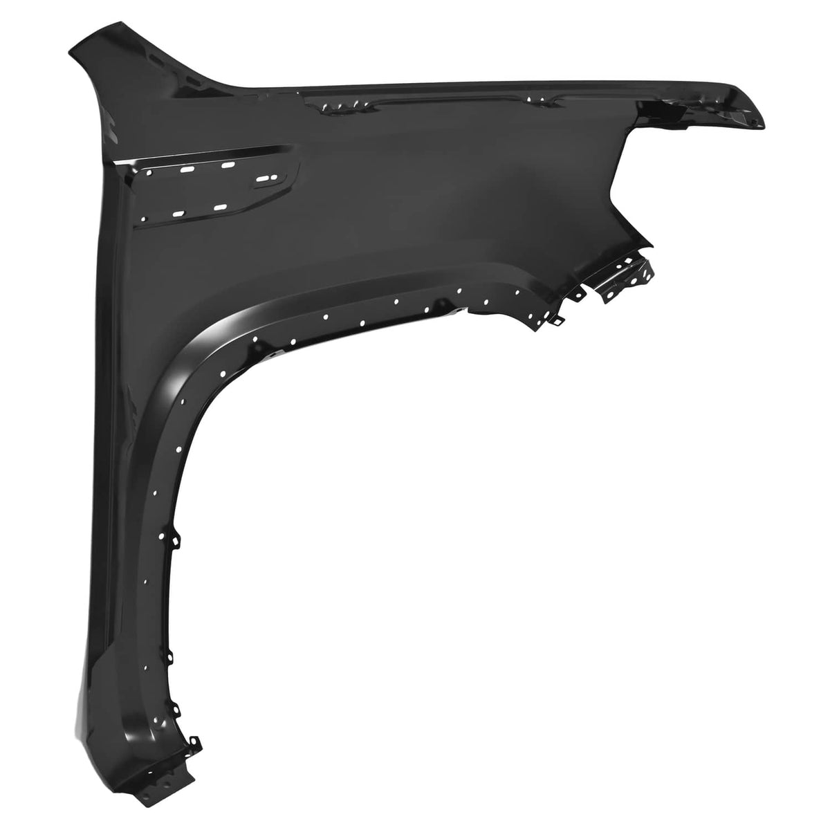 Solid Spare For GMC Sierra 1500 2019-23 Electrophoresis Black Front Fender Left Driver Side