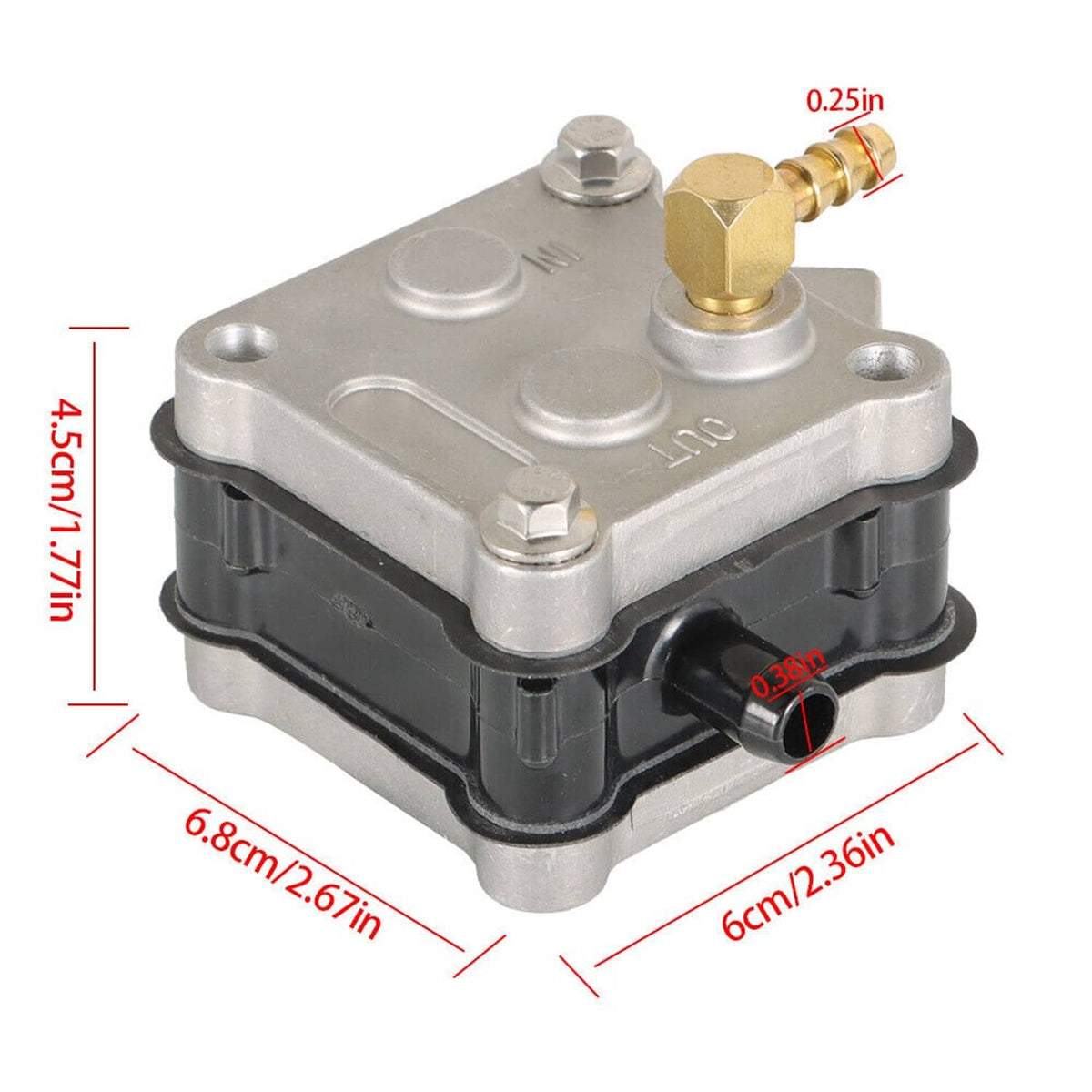 Solid Spare Fuel Pump Assy 14360A78 For Mercury 50-200hp 225 HP 2Stroke 98766-C1 14360A16