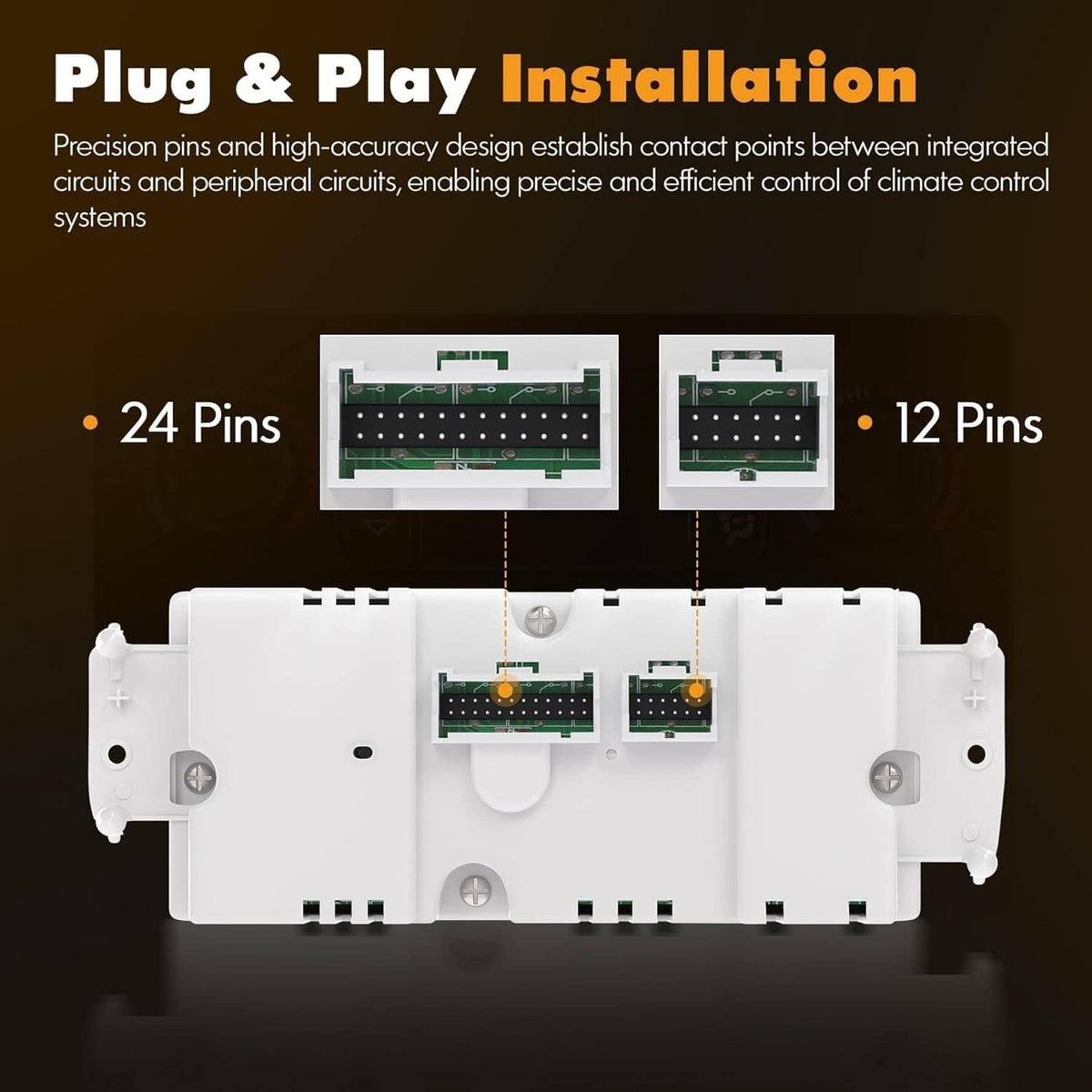 Solidspare New AC Heater Climate Control Module 599-009 For Chevy GMC Improved Design 03-07