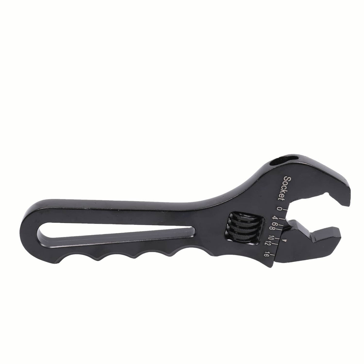 Solidspare Aluminum 3AN-16AN Adjustable Wrench Tool Spanner Black For Hose End Fitting