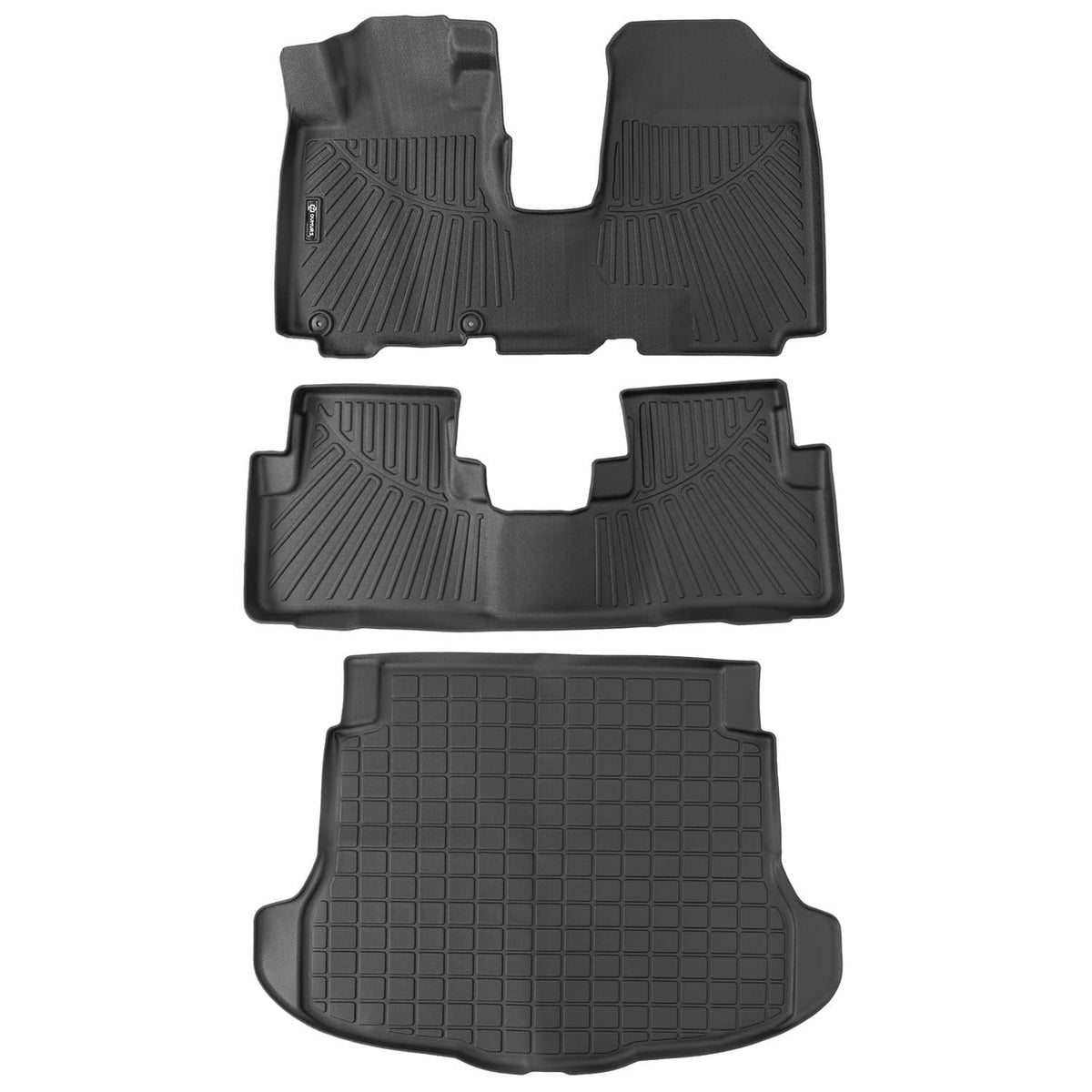 Solidspare All Weather Floor Mats & Cargo Liner for Honda CR-V 2007 2008 2009 2010 2011