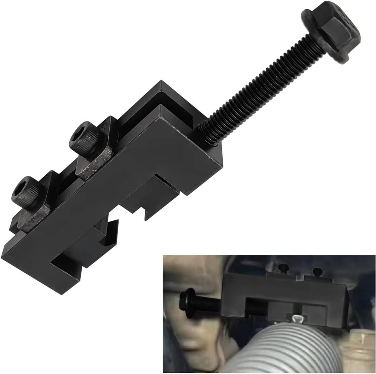 Solid Spare CV Joint Axle Boot Drive Shaft Clamping Tool for Toyota Lexus 09521-24010 Black