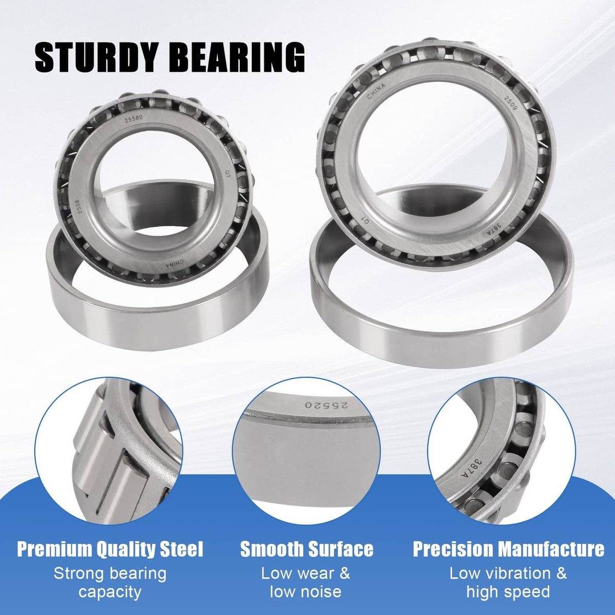 Solidspare Trailer Bearing Kit For Dexter 10K GD 10-51 Seal Axle After 2009 9-123 8-415