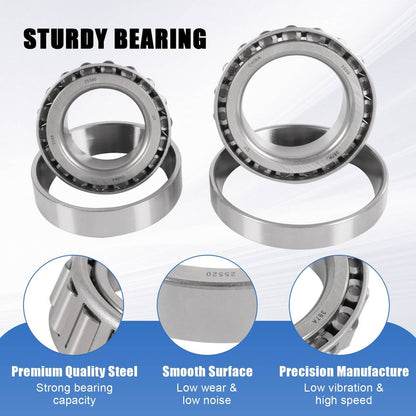 Solidspare Trailer Bearing Kit For Dexter 10K GD 10-51 Seal Axle After 2009 9-123 8-415